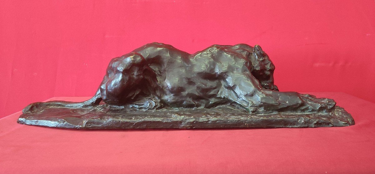 Lioness Devouring Bronze Casting-photo-6