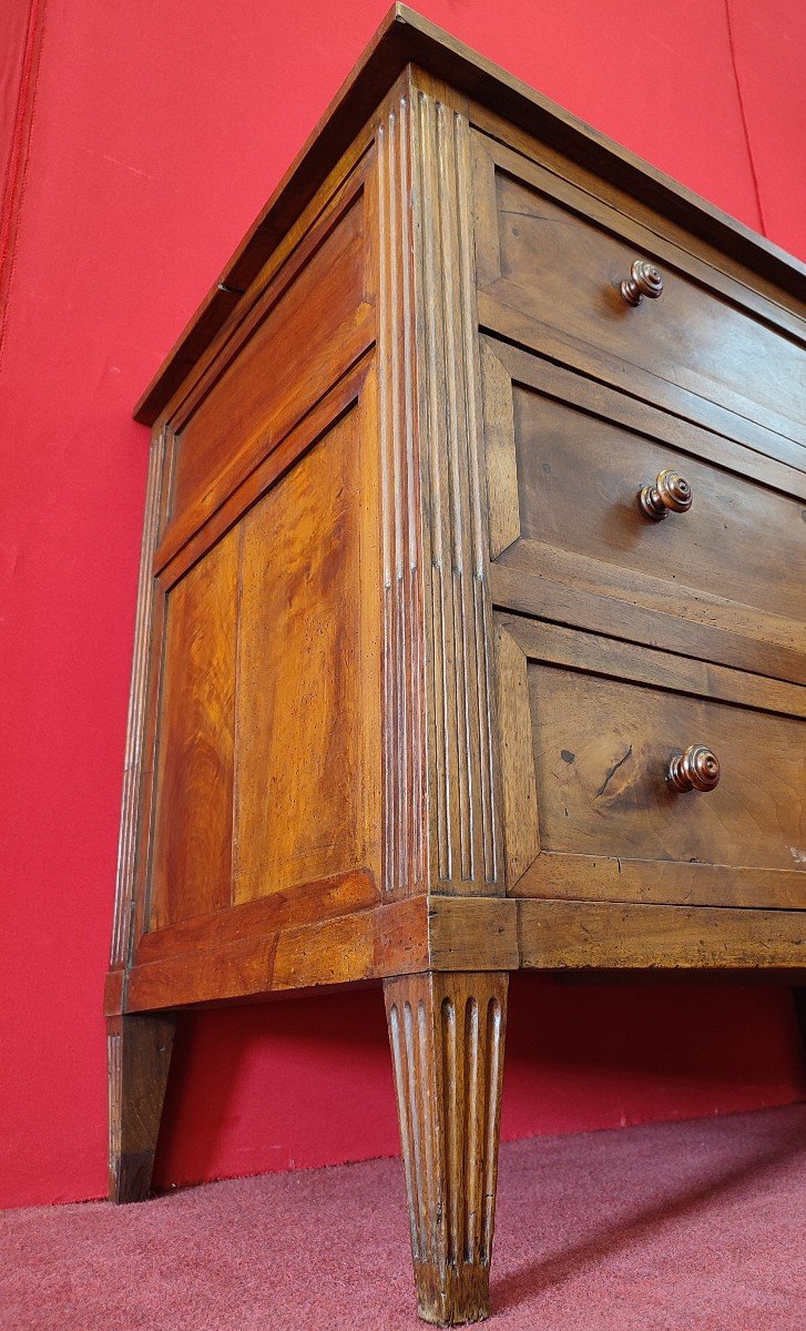 Louis XVI Chest Of Drawers With Pyramid Legs-photo-1