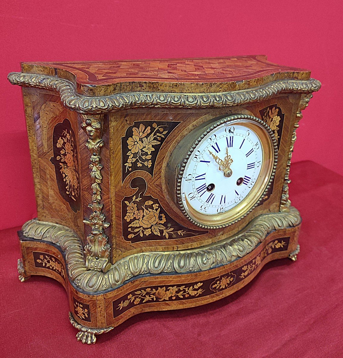 Napoleon III Table Clock