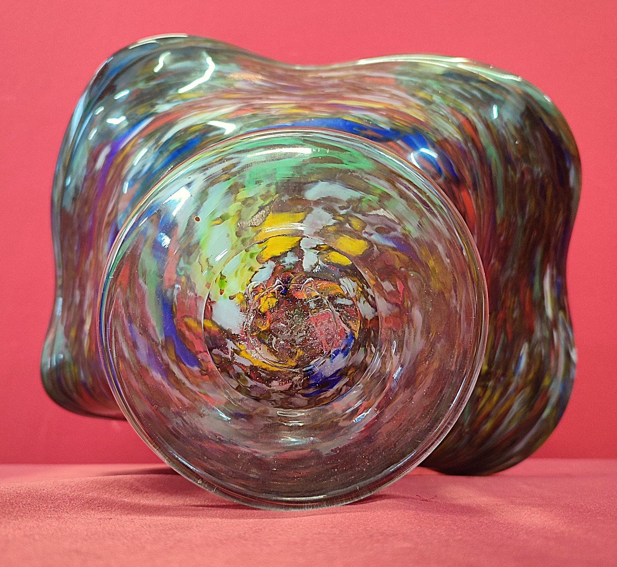 Murano Blown Glass Centerpiece-photo-4