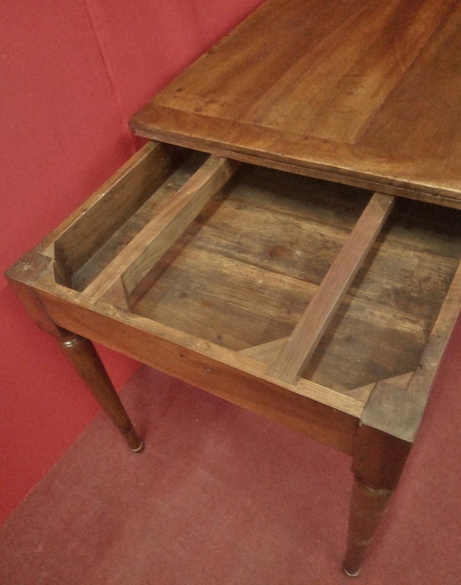 Extendable Table In Walnut, Empire-photo-3