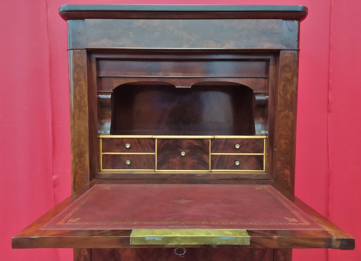 Louis Philippe Mahogany Secretaire-photo-4