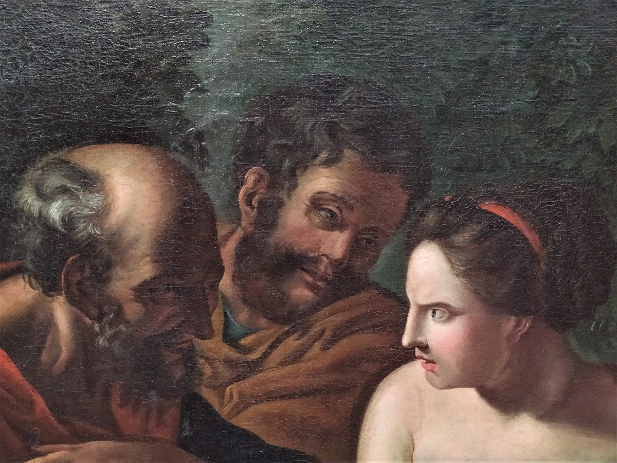 Susanna And The Elders Oil On Canvas-photo-4