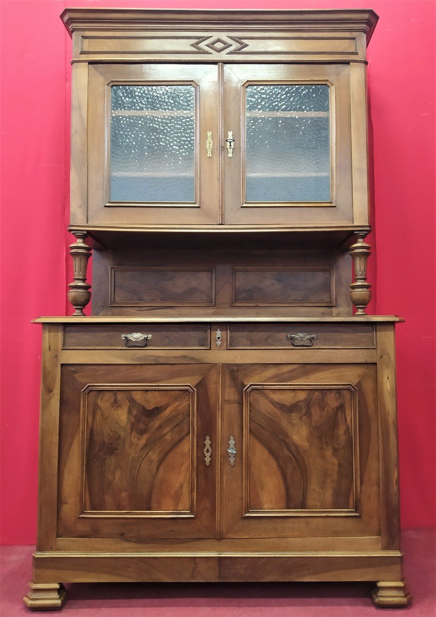 Two-door Sideboard With Upper Showcase-photo-6