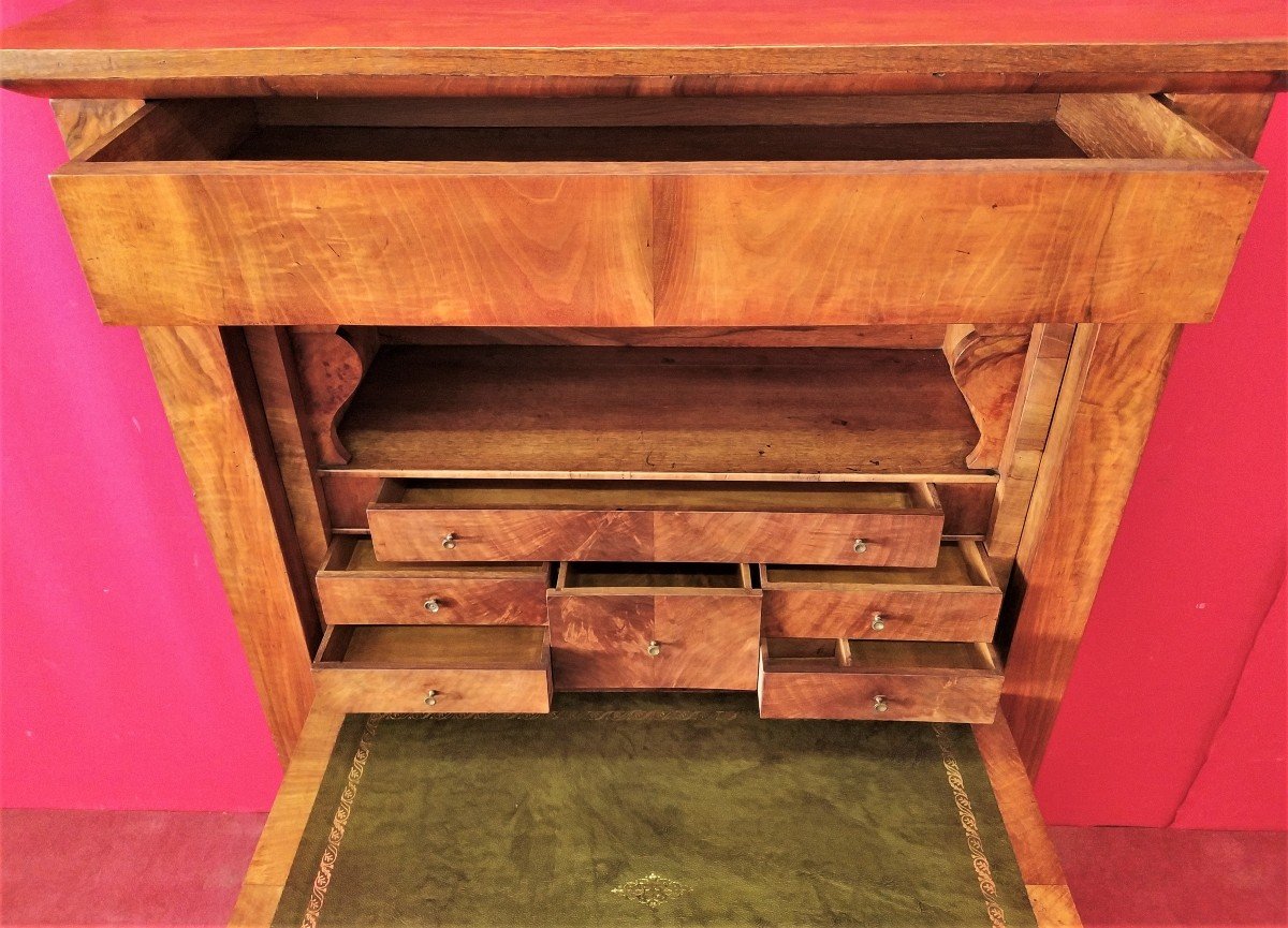 Walnut Secretaire Restored-photo-4