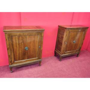 Pair Of Small Louis XVI Sideboards