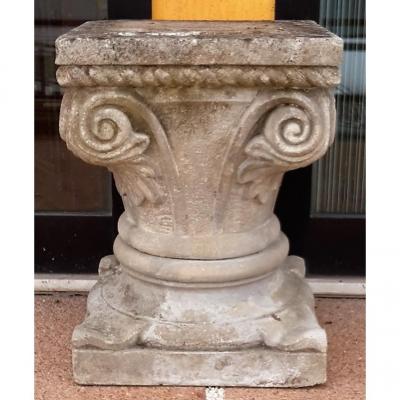 Capital Carved Stone