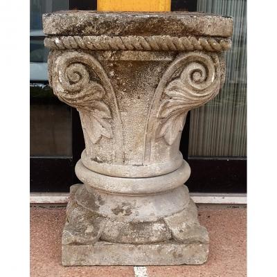 Capital Carved Stone