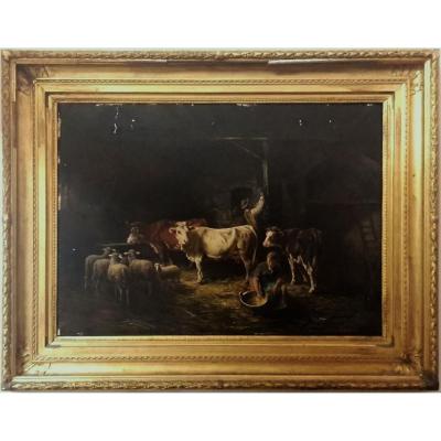 French Painting Signed