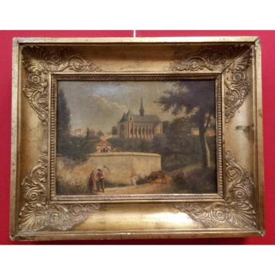 Oil Painting French Mid-nineteenth Century