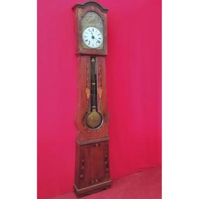 Red Lacquered Pendulum Clock