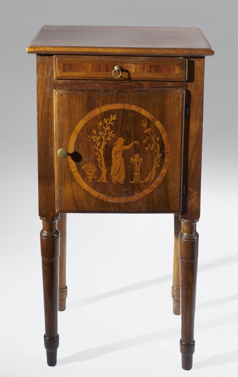 Italian Bedside Table Louis XVI