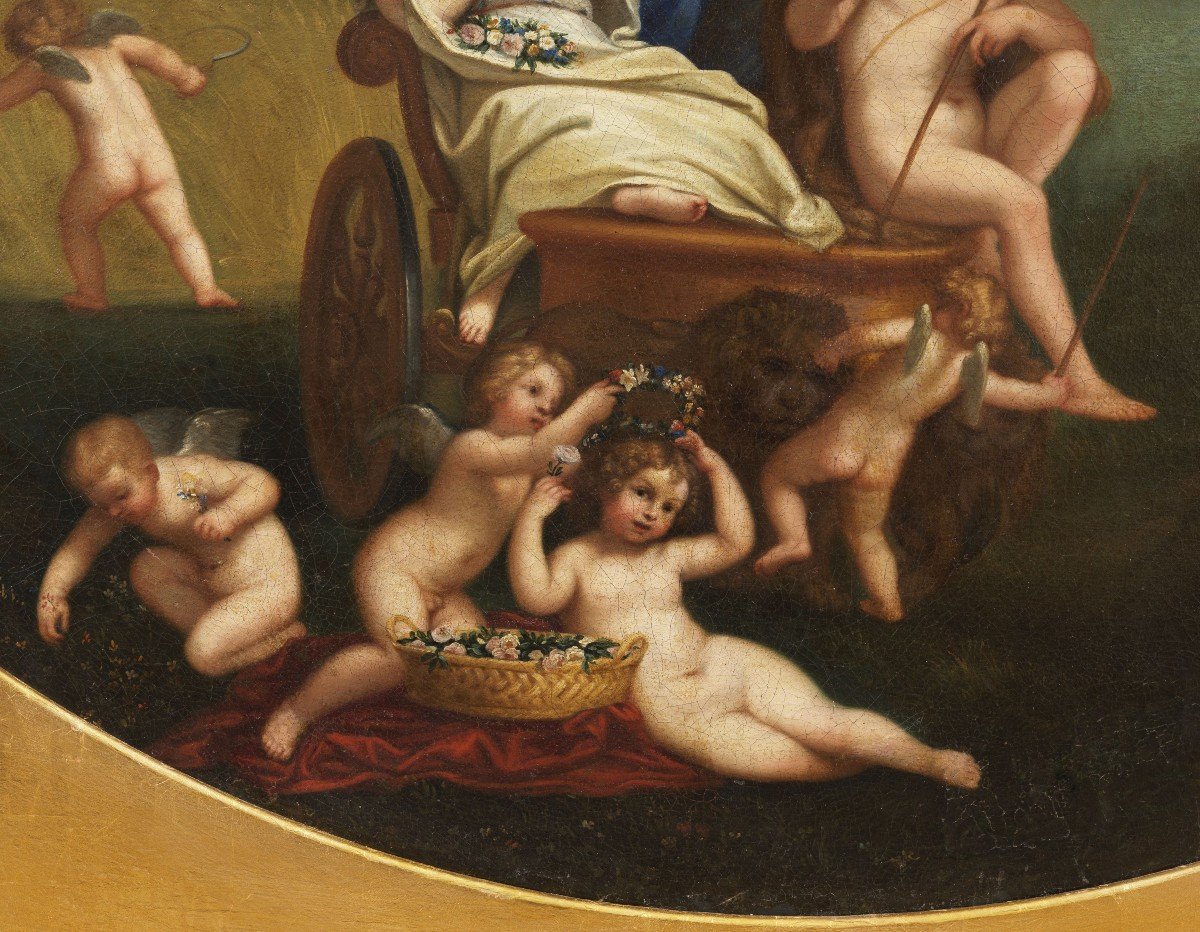 Earth Allegory With Putti '700-photo-4