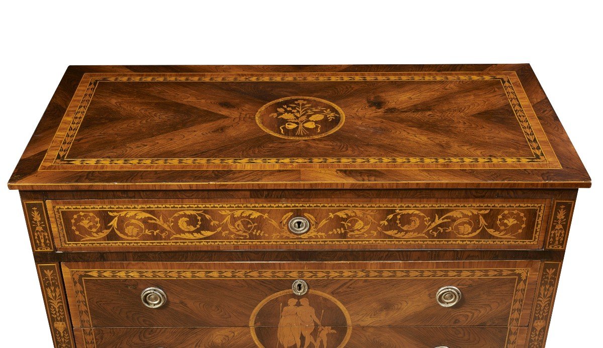 Luigi XVI Chest Of Drawers '700-photo-2