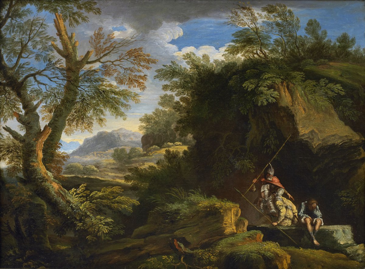 Landscape With Figures Andrea Locatelli