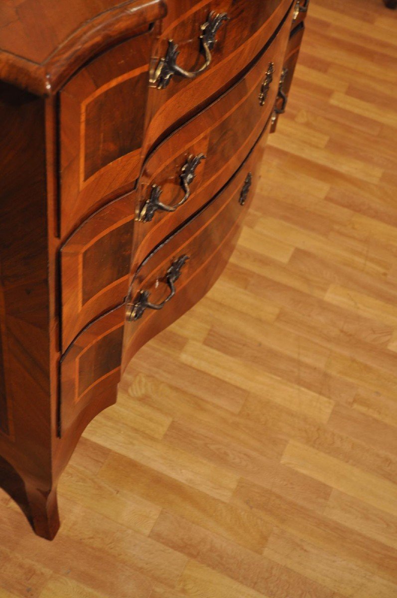 Italian Walnut Commode 1800s-photo-4