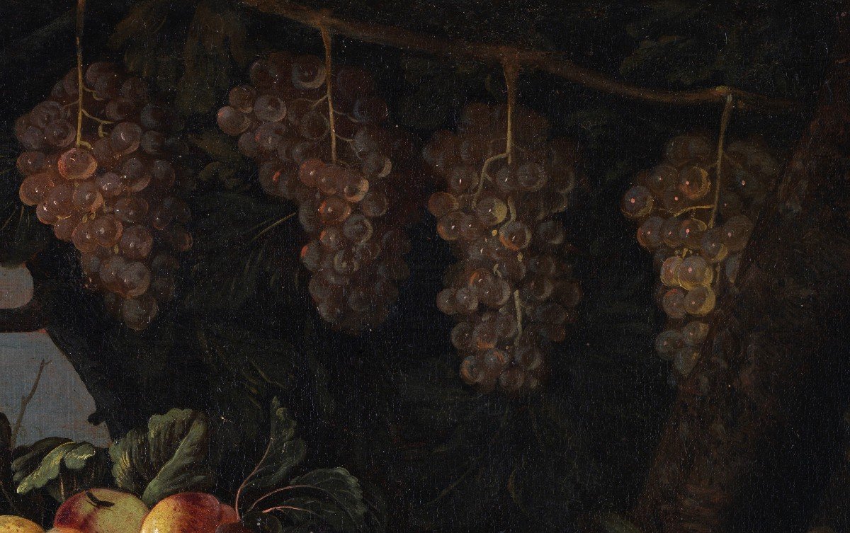 Still Life Of Fruit Outdoors Rome -  1660 – 1670-photo-2