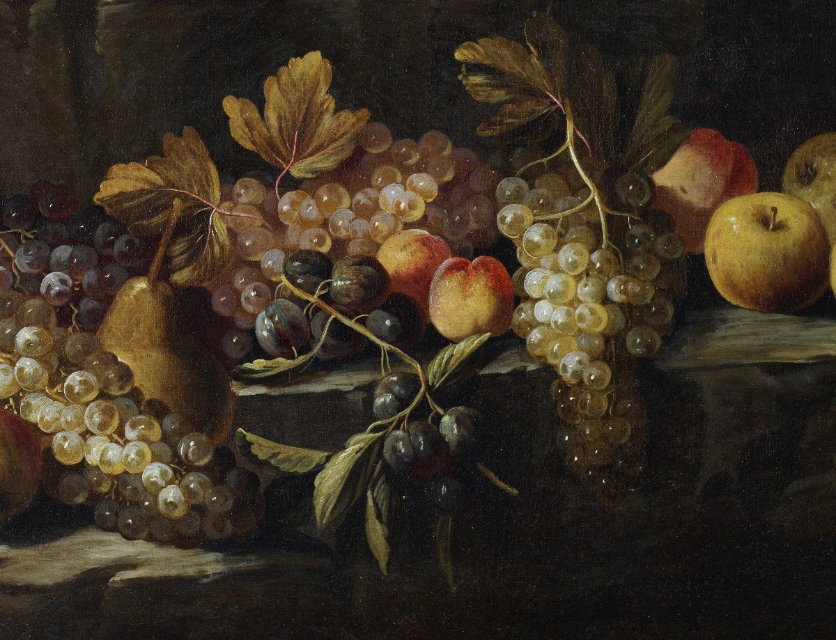 Still Life Of Fruit Outdoors Rome -  1660 – 1670-photo-4