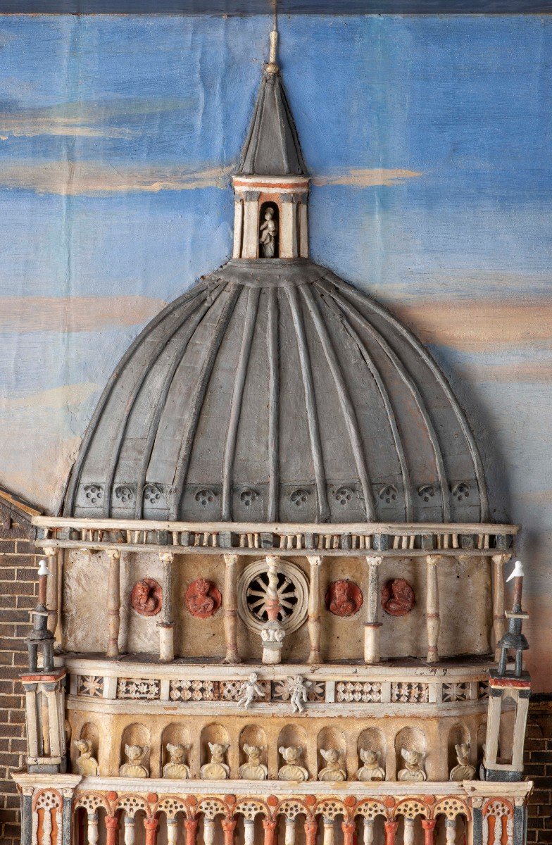 The Colleoni Chapel In Bergamo - Model Made In 1873 - 1875-photo-2