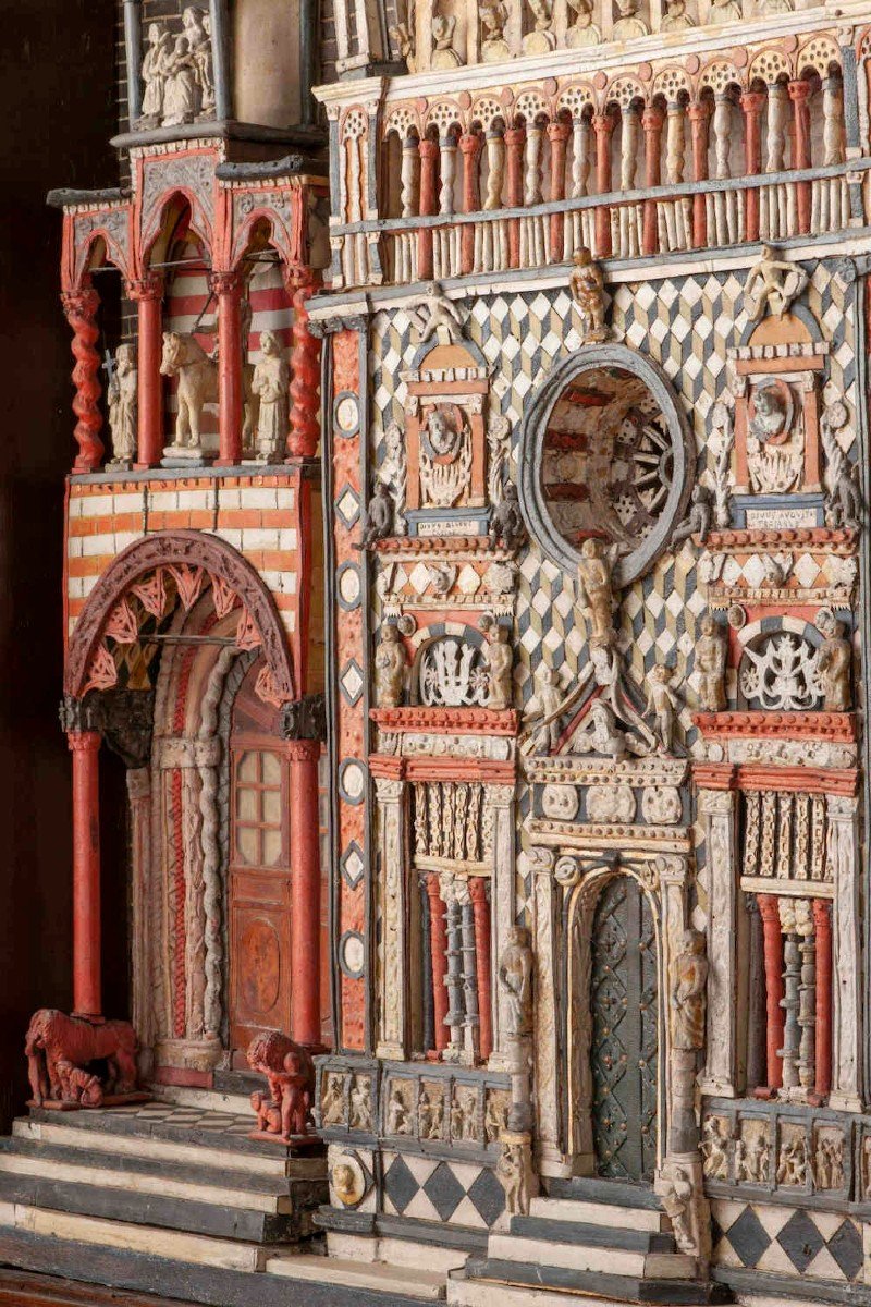 The Colleoni Chapel In Bergamo - Model Made In 1873 - 1875-photo-5