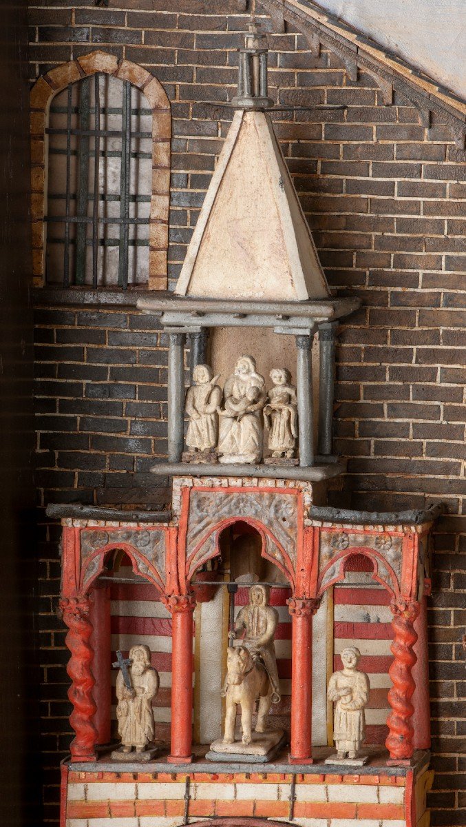 The Colleoni Chapel In Bergamo - Model Made In 1873 - 1875-photo-8