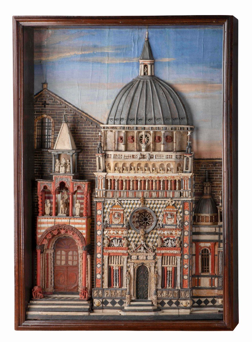 The Colleoni Chapel In Bergamo - Model Made In 1873 - 1875