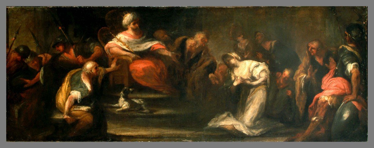 Esther And Ahasuerus  Oil Painting On Canvas