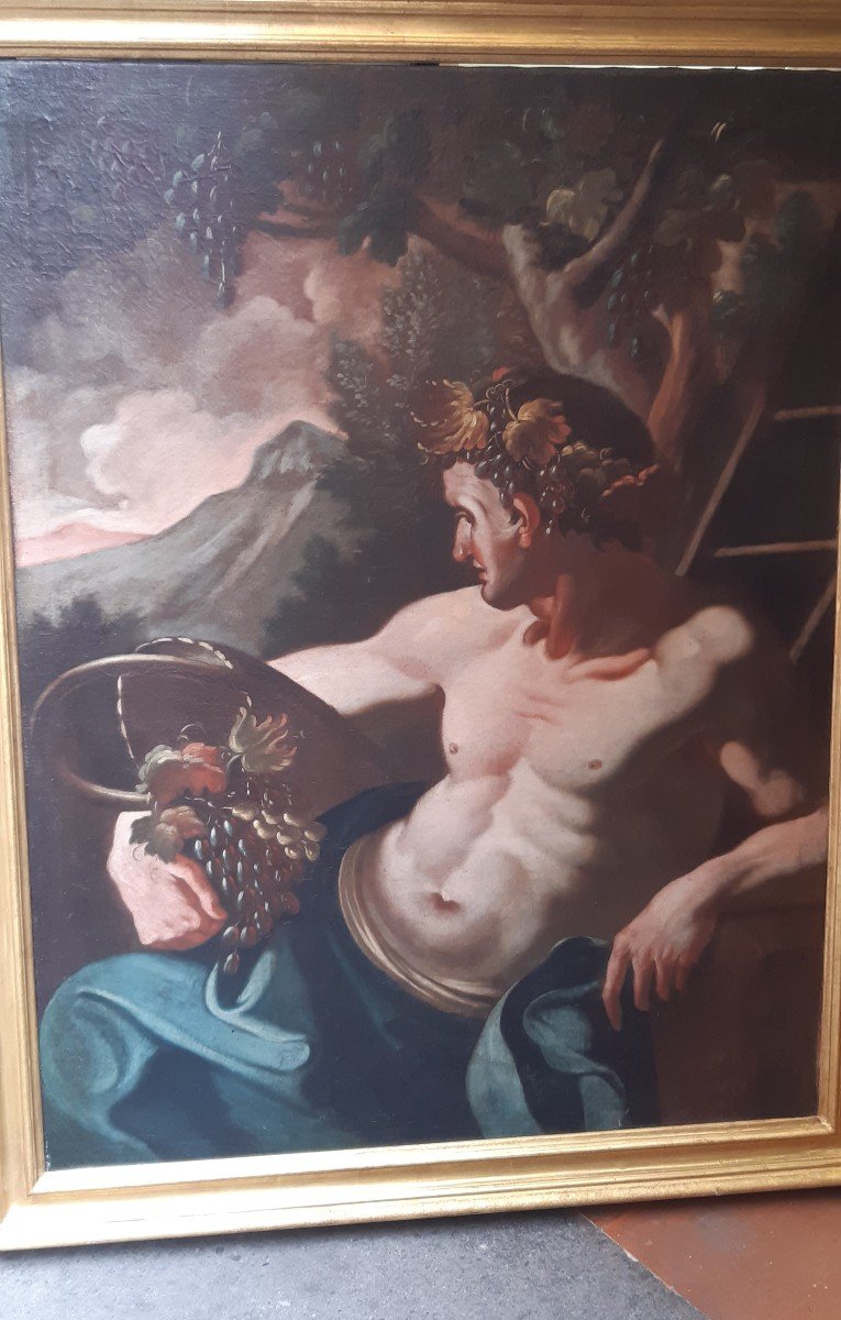 Bacchus,peinture 18eme Siecle