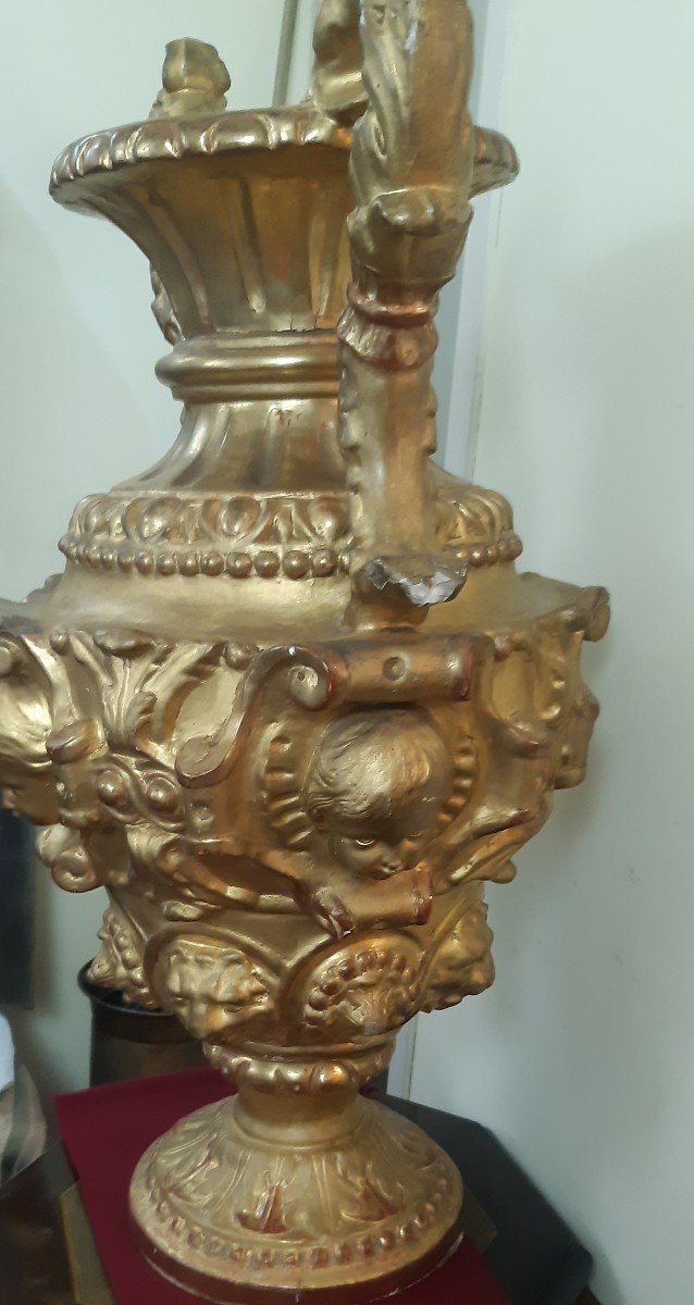 Nineteenth Century Gilded Vase-photo-1