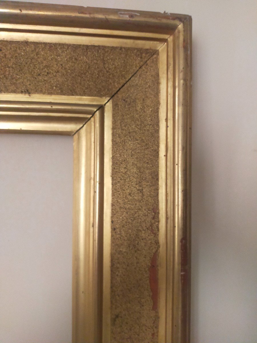 Large Gilded Frame 19th Century --photo-3