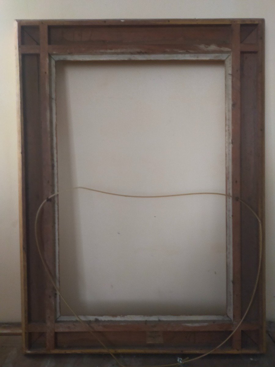 Large Gilded Frame 19th Century --photo-3