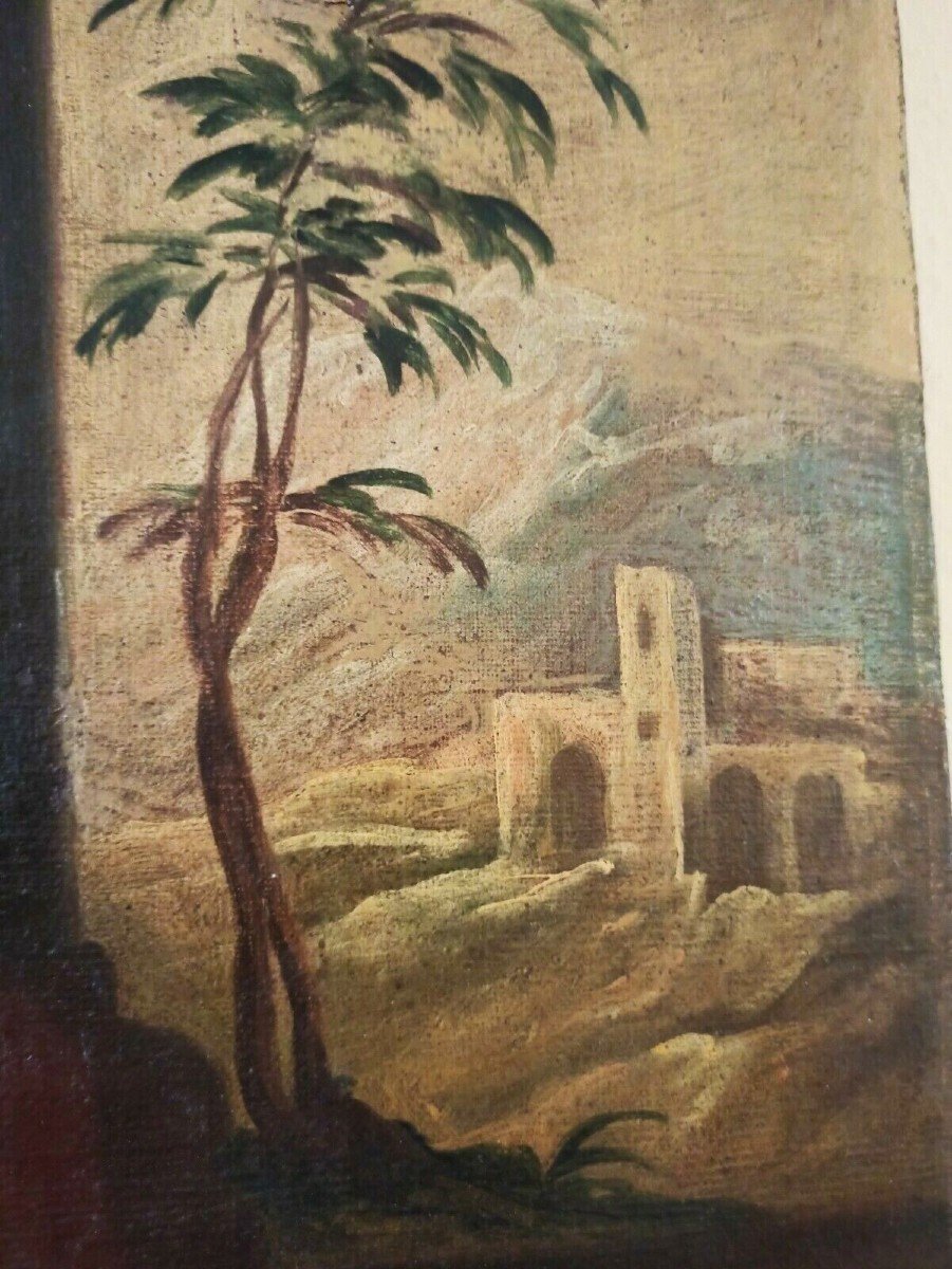 Grand Tableau Ancien Saint Pierre Huile Sur Toile Première Moitié Du XVII Siècle Toscane -photo-2