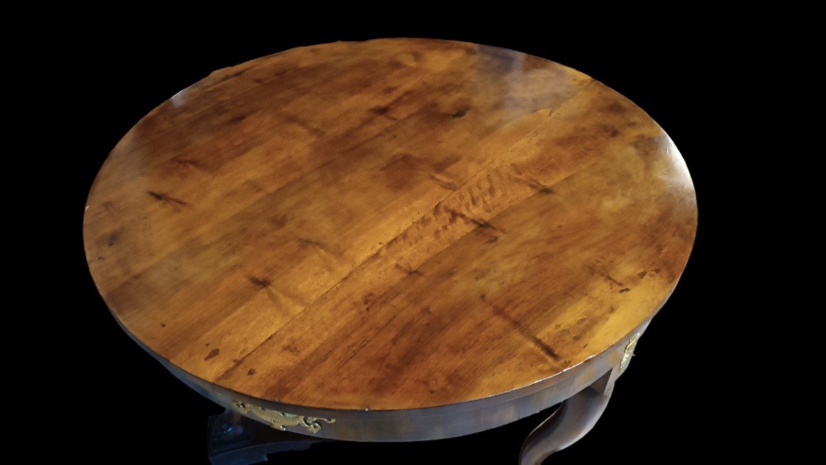 Round Empire Table From The Early 19th Century-photo-3