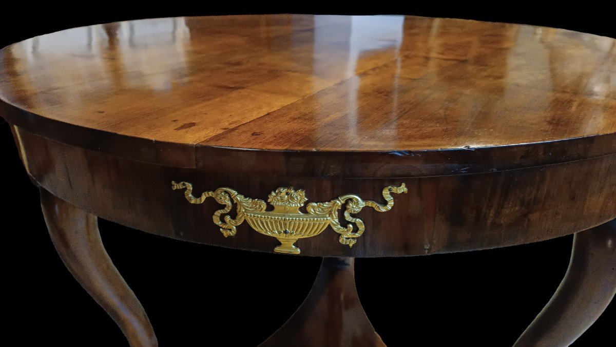 Round Empire Table From The Early 19th Century-photo-4