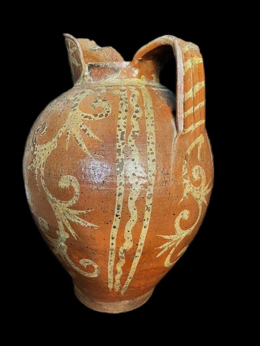 Ancient Jar Called "beccaccia" Rare Central Italy 17th Century-photo-4