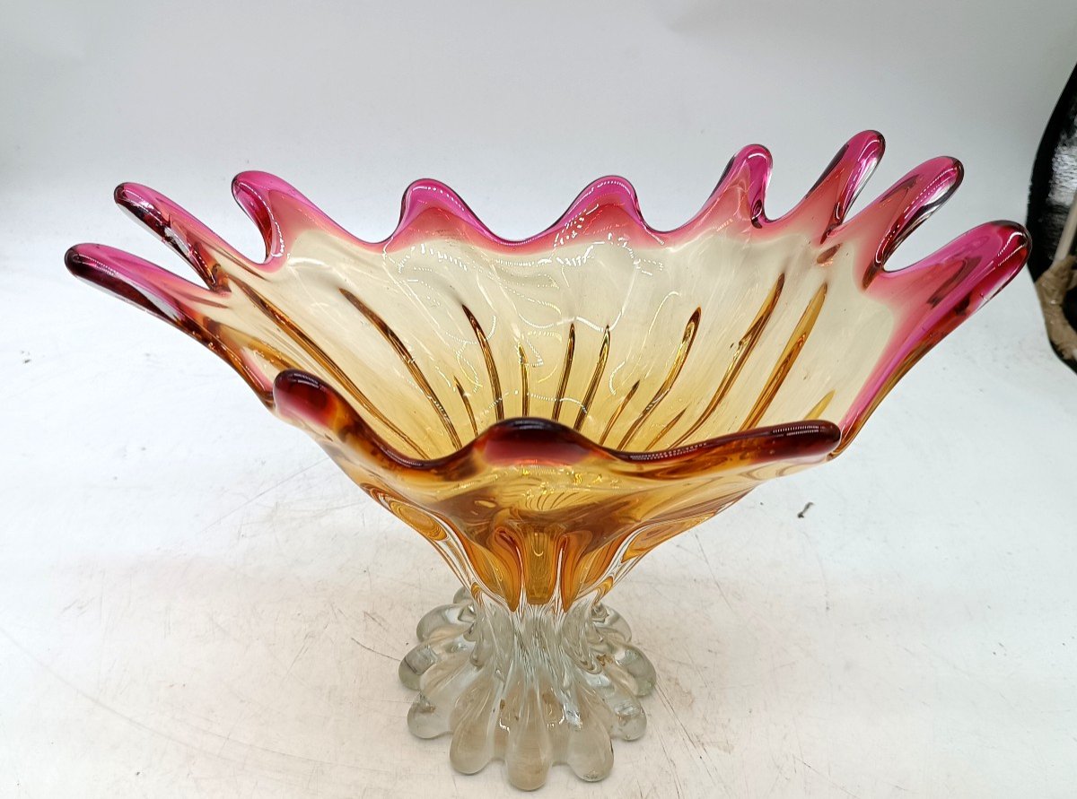 Beautiful Murano Glass Vase From The 50s/60s-photo-2