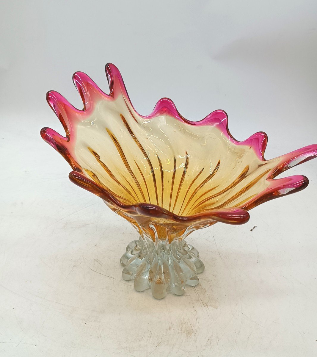 Beautiful Murano Glass Vase From The 50s/60s-photo-3