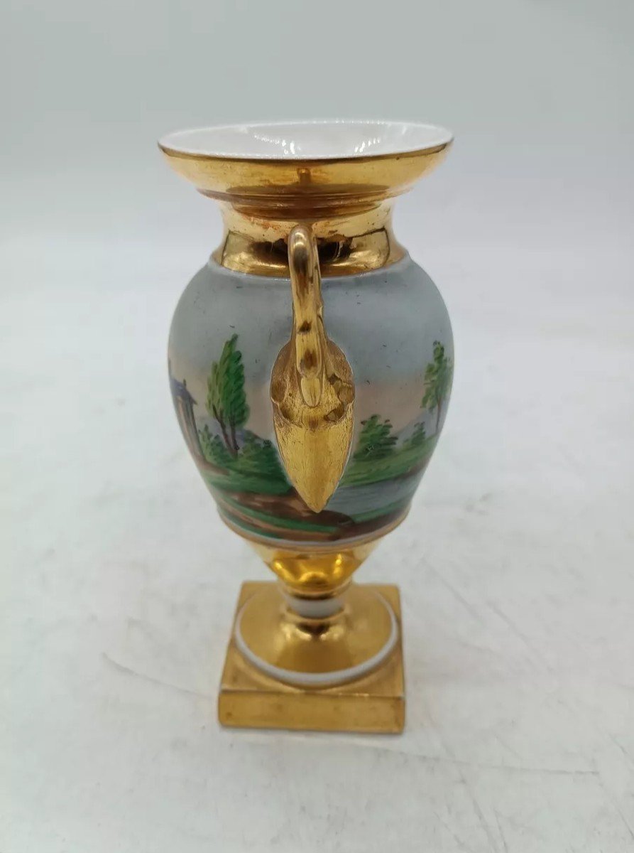 Small France Empire Porcelain Vase-photo-1