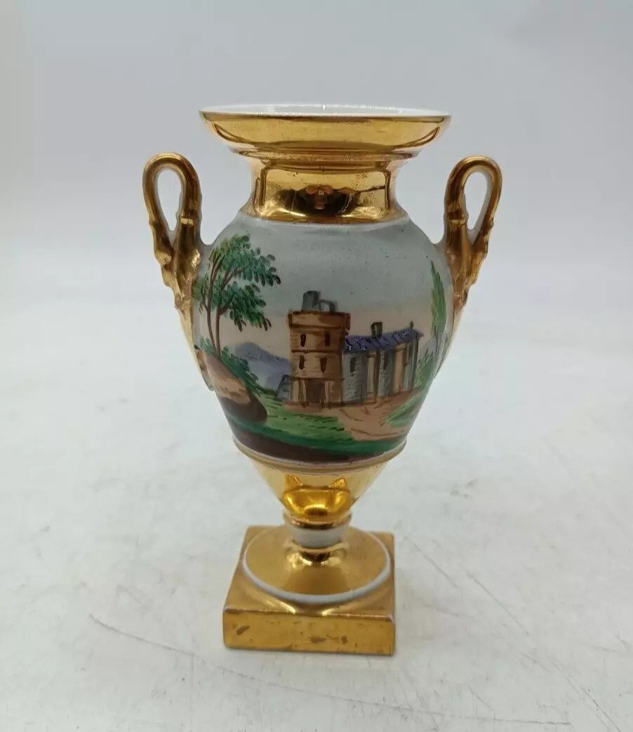 Small France Empire Porcelain Vase