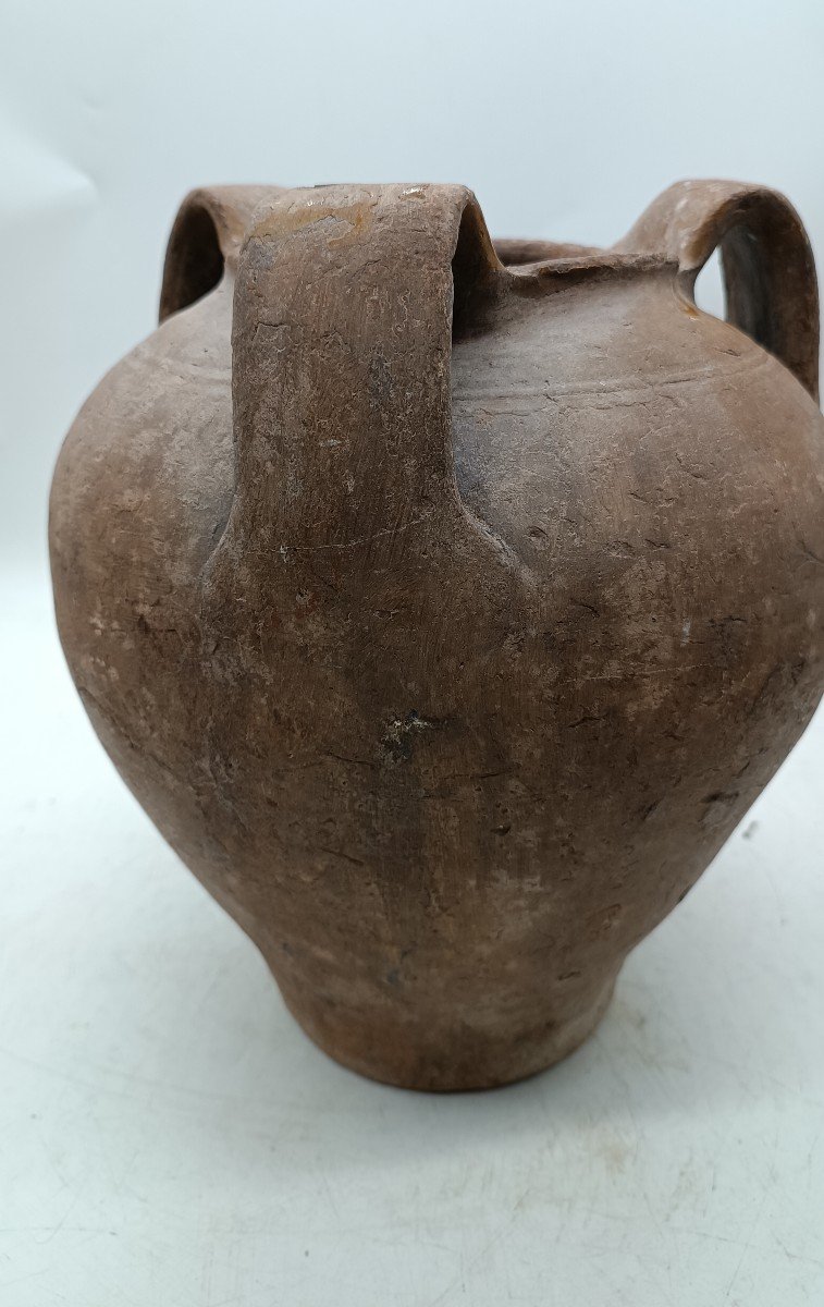 Ancient 16th Century Terracotta Jug-photo-4