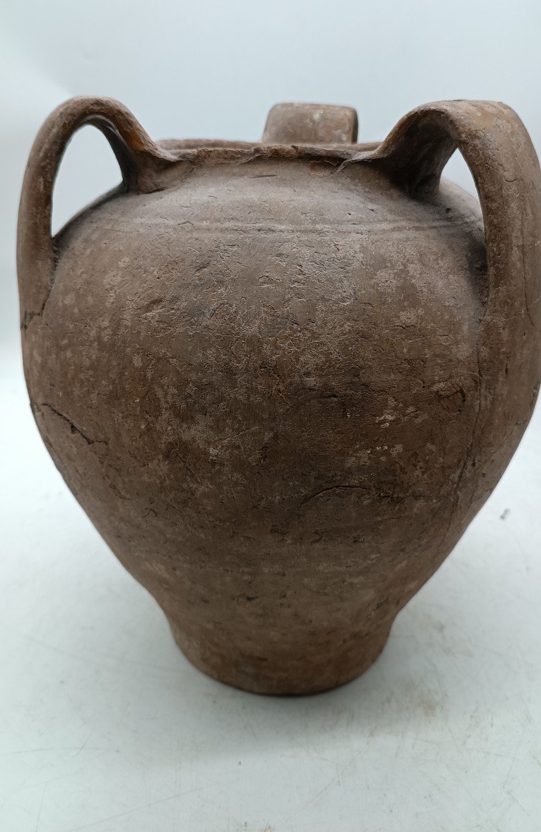 Ancient 16th Century Terracotta Jug-photo-1