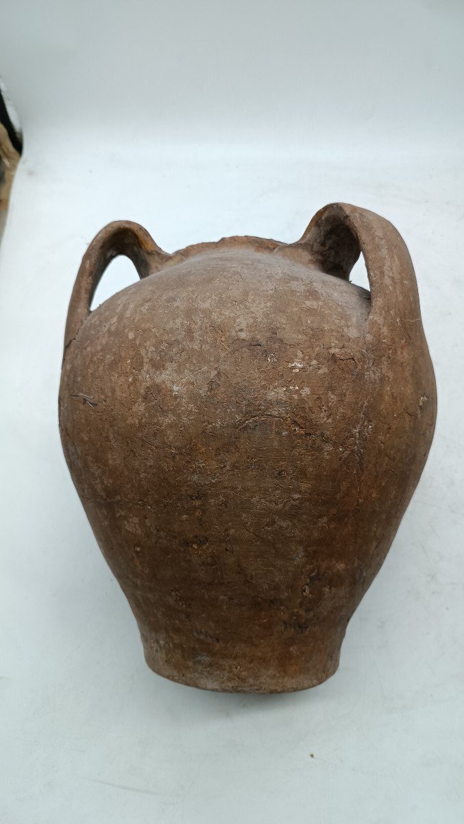 Ancient 16th Century Terracotta Jug-photo-3