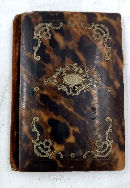 Small Case, In Tortoiseshell And Silver, 19th Century-photo-2