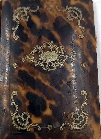 Small Case, In Tortoiseshell And Silver, 19th Century-photo-1