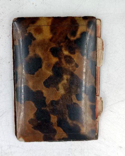 Small Case, In Tortoiseshell And Silver, 19th Century-photo-2