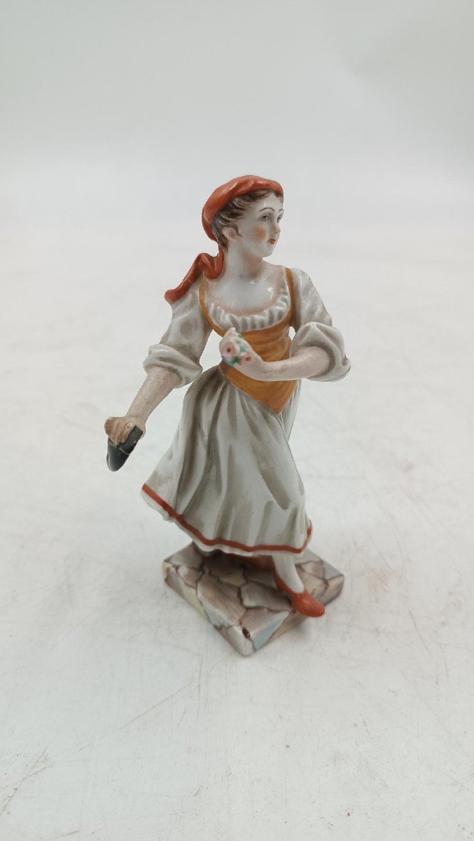 Ginori Porcelain Figurine, Capodimonte Series, Mid-19th Century-photo-3