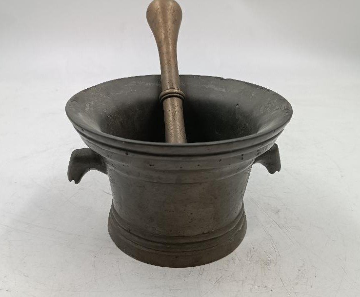 Ancient Bronze Mortar 17th Century Tuscany