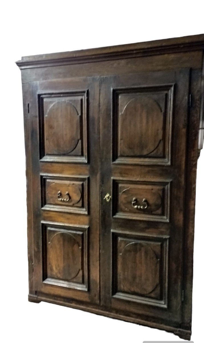 Antique 17th Century Tuscan Wardrobe-photo-7