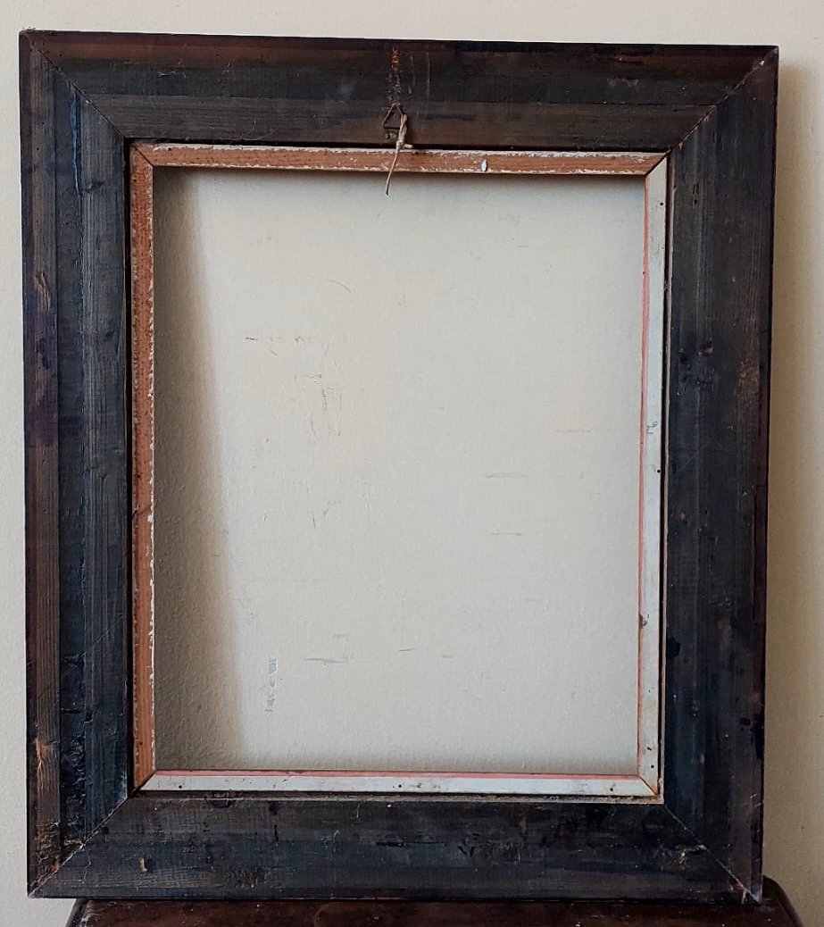 Ebonized Frame, Guilloche, Late 19th Century, Italian-photo-7