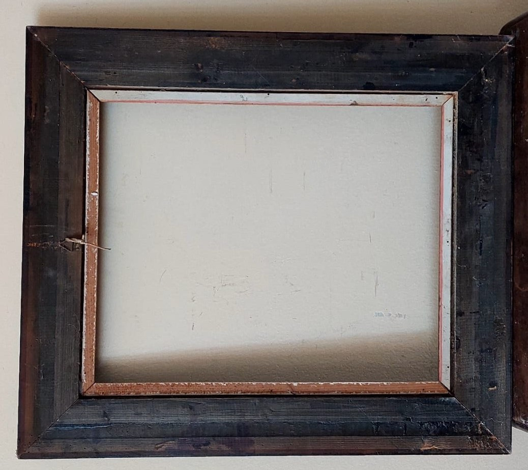 Ebonized Frame, Guilloche, Late 19th Century, Italian-photo-8